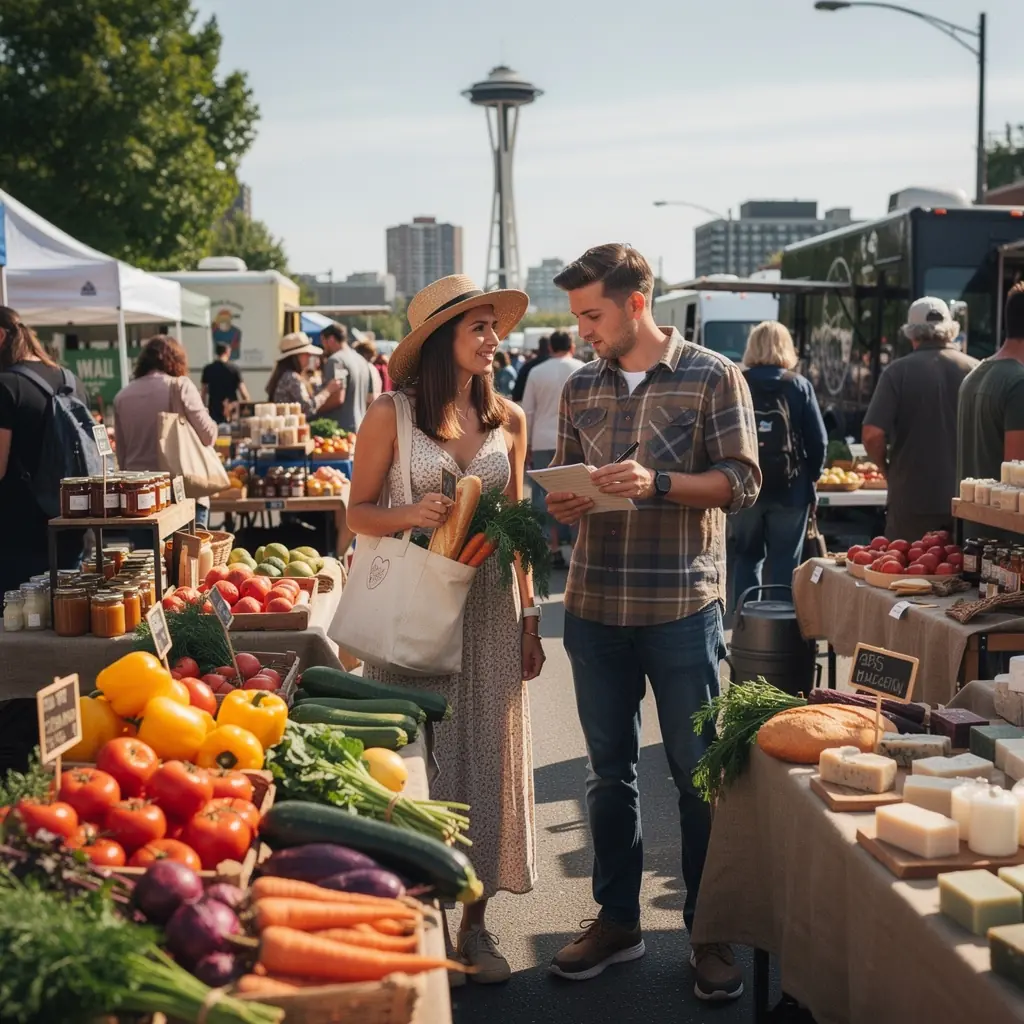 Zielony las z wysokimi drzewami i promieniami słońca przebijającymi się przez liście.